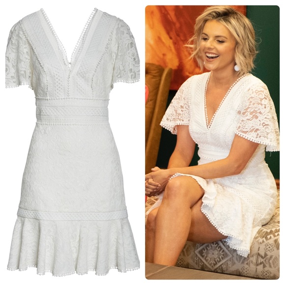 Eliza J Flounce Lace Dress - Picture 4 of 7